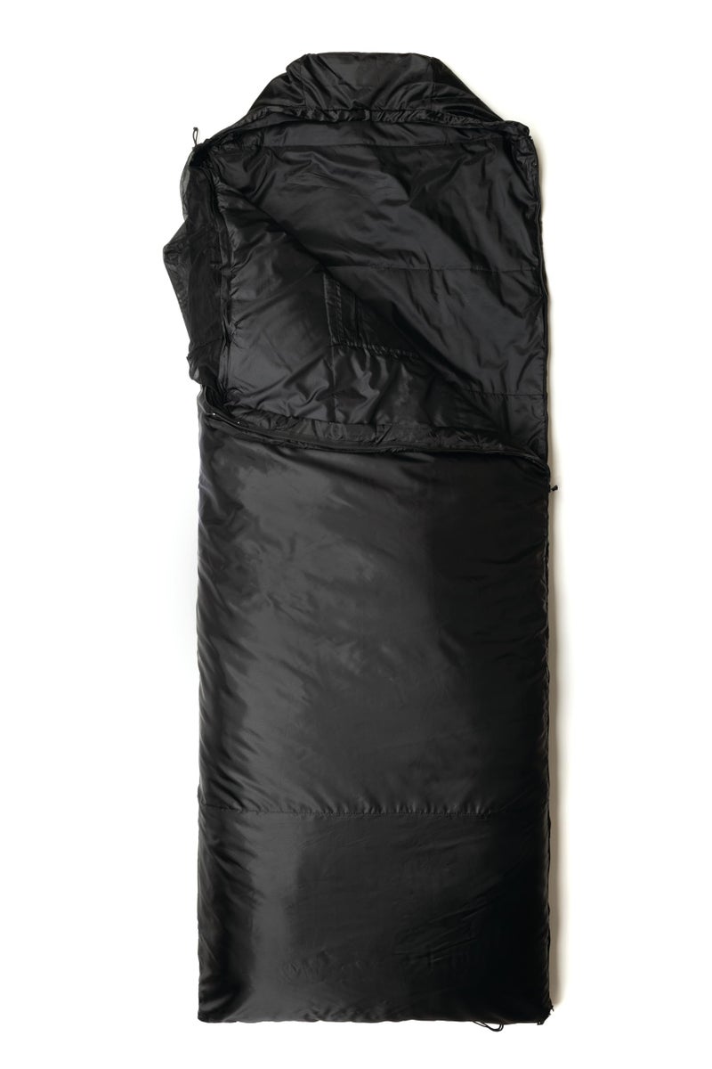 Snugpak Jungle Bag Lightweight Sleeping Bag with Left or Right Side Zip, Compact Travel and Camping Bag, Black - Image 4